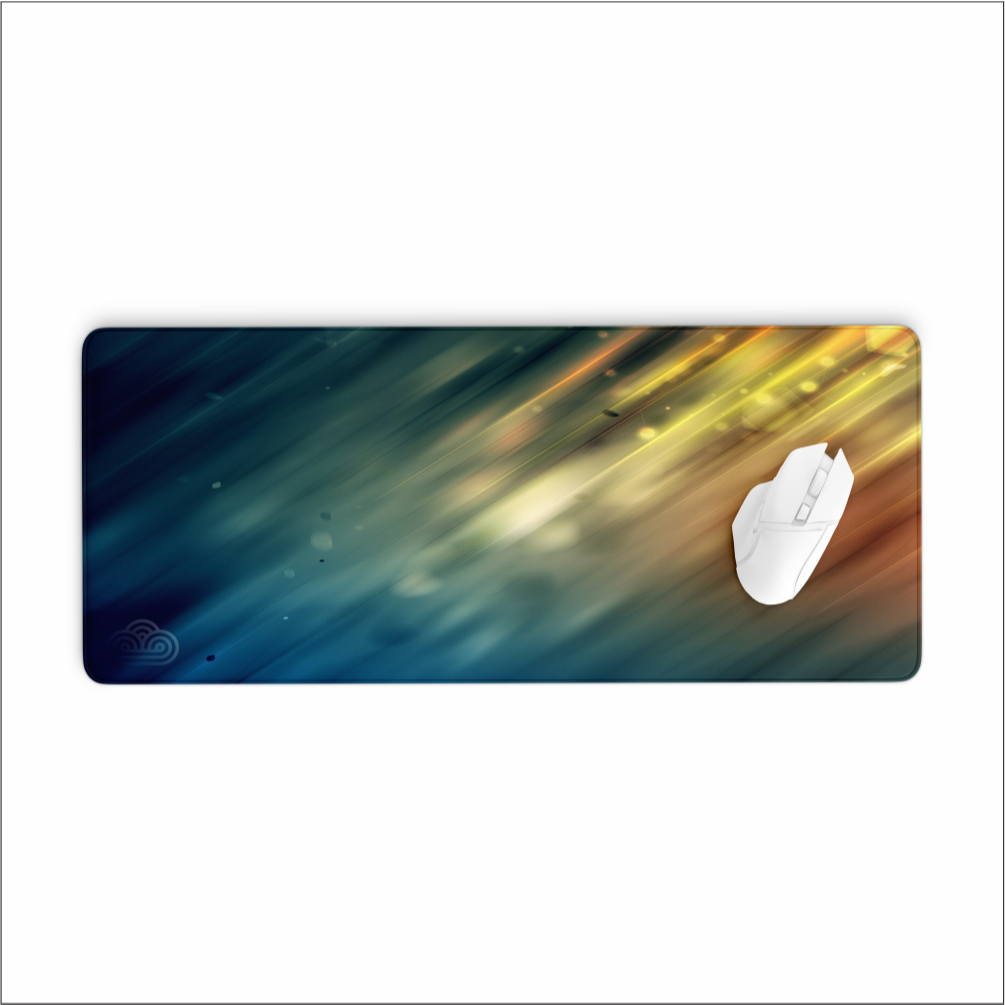 Mouse Pad Gamer Motion Lights Personalizado 90x40 80x30 costurado borracha