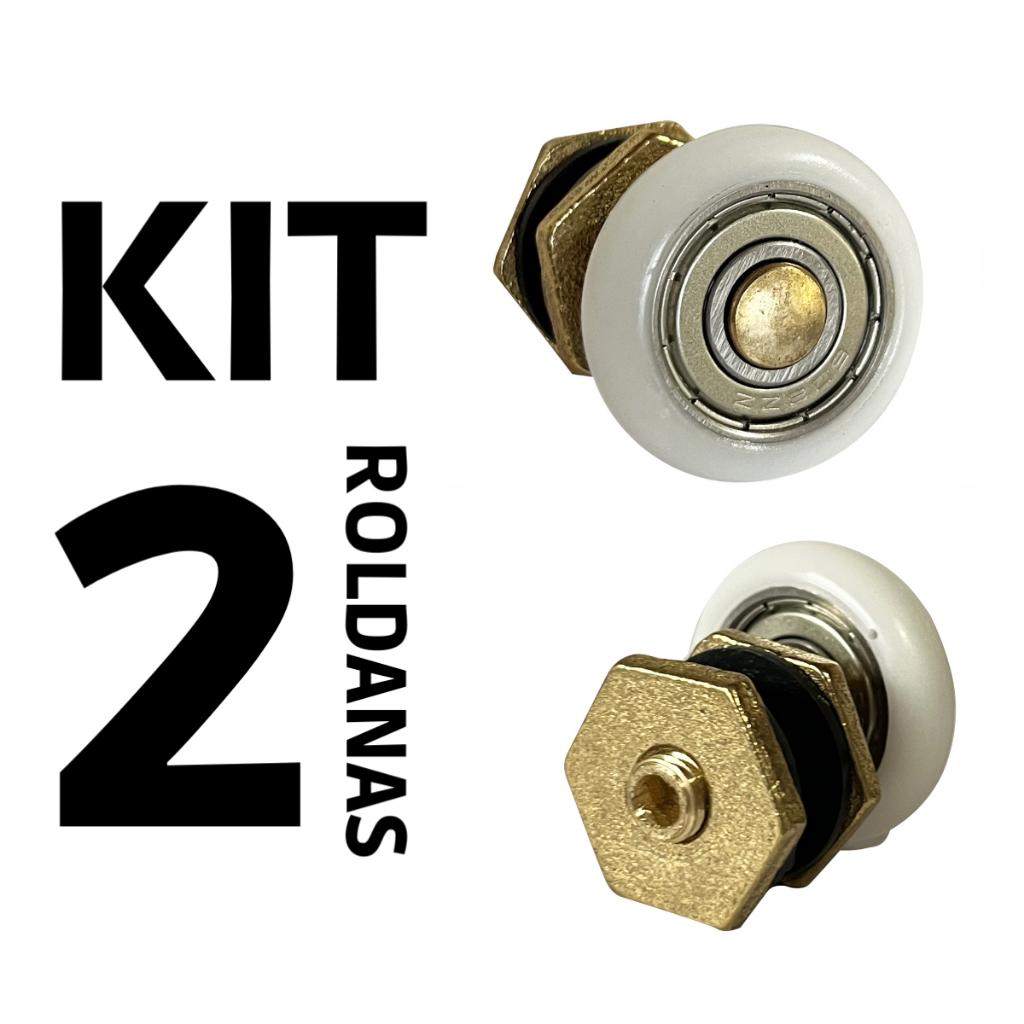 Roldanas Para Box Janela E Portas De Vidro Blindex 2un