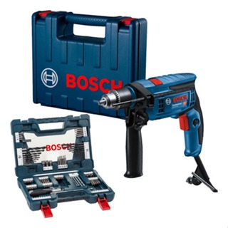 Furadeira Parafusadeira Impacto Bosch GSB 13 RE 220V 750w + Kit V-Line 91 Pcs em Oferta na Shopee