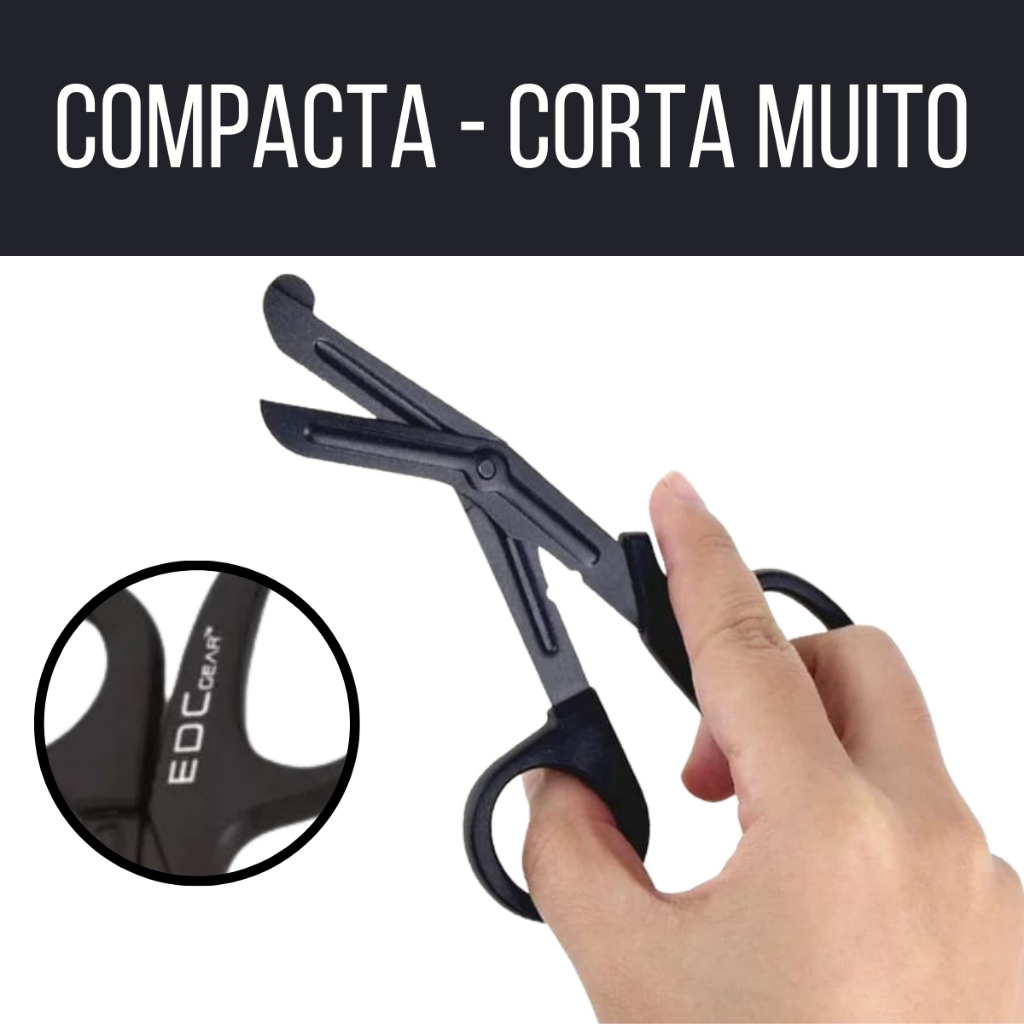 Tesoura Ponta Romba Edc Aph tático Resgate Samu Bombeiros Original Primeiros Socorros Resgate