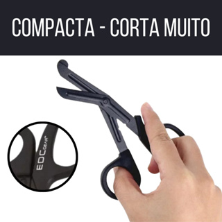 Tesoura Ponta Romba Edc Aph tático Resgate Samu Bombeiros Original Primeiros Socorros Resgate em Oferta na Shopee