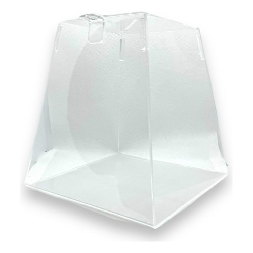 Urna Acrílico Transparente Piramide 20x20x12cm