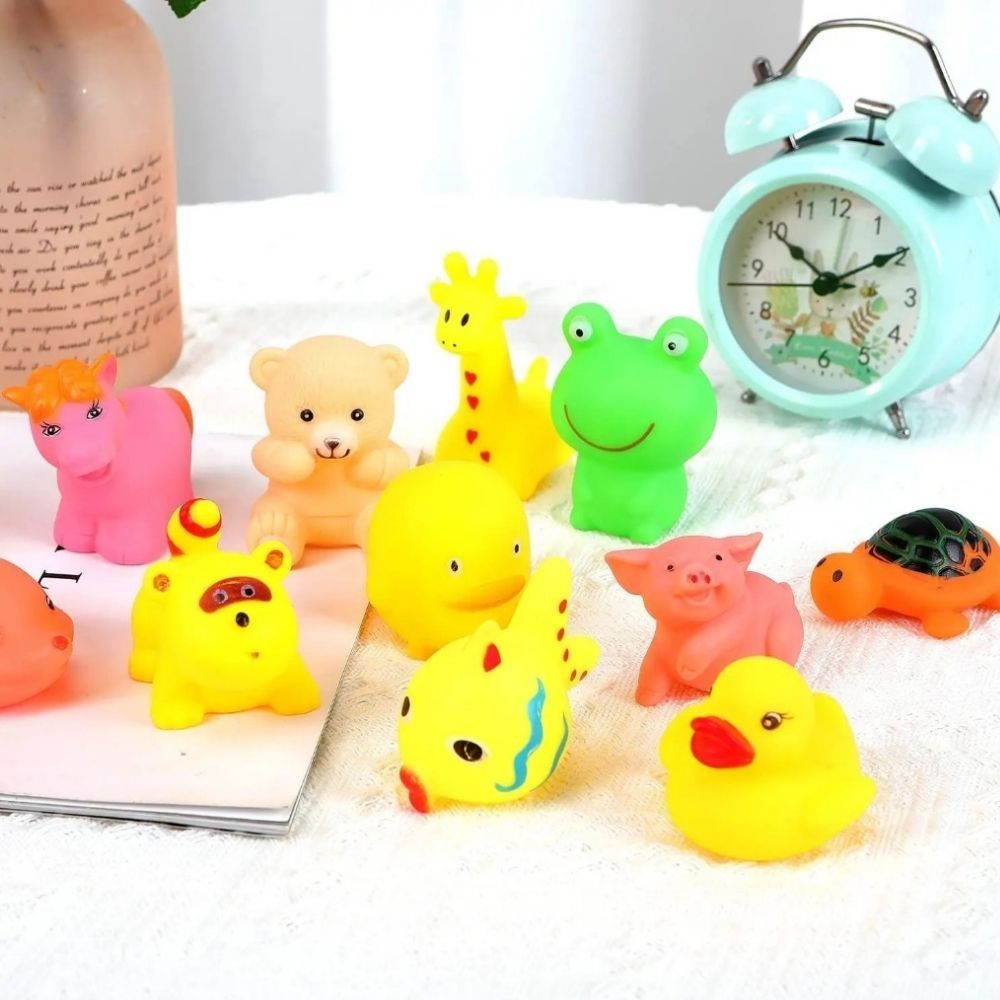 Brinquedos Bichinhos Para Banho Em Vinil Macio Bebê Esguicham Água Banheira em Oferta na Shopee