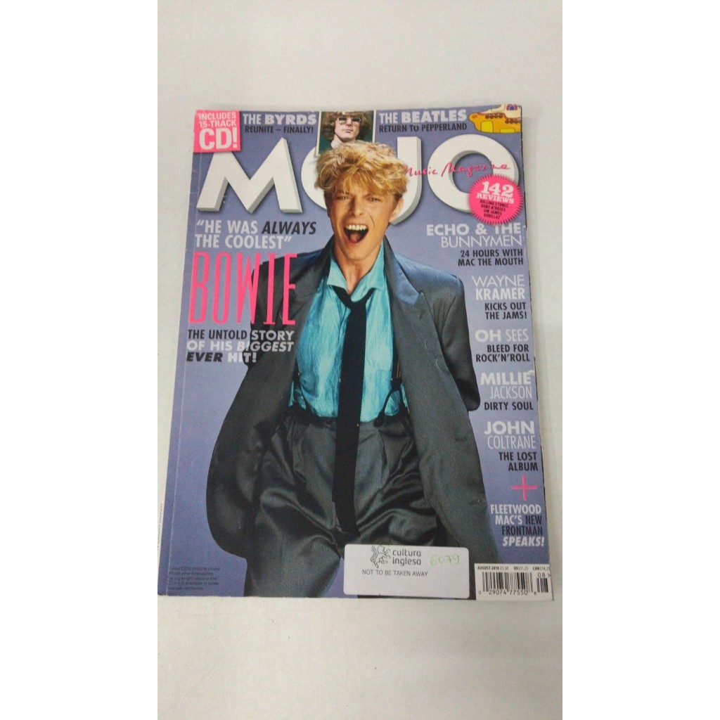 Revista Mojo 08 David Bowie Nirvana Beatles Guns Roses 10692