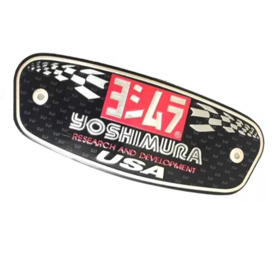 1un Adesivo Escapamento Yoshimura Moto Aluminio A Temperatura aluminio