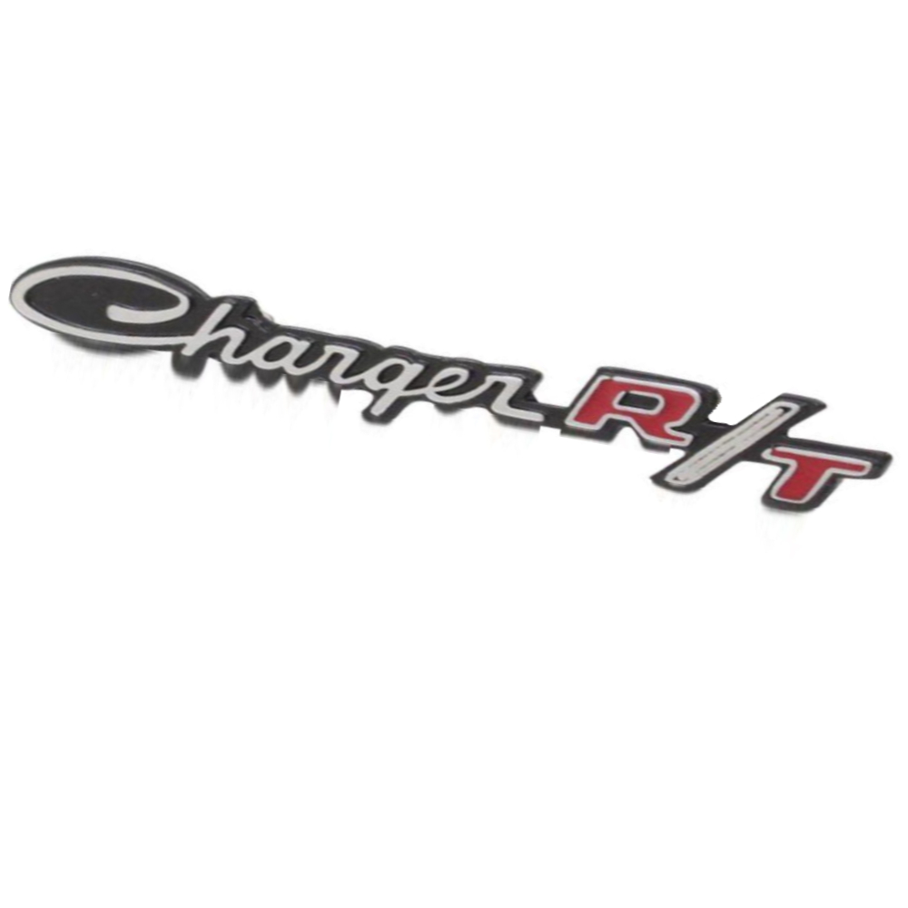 1 Emblema Painel Porta Luvas Dodge Charger R/t Com 2 Pinos