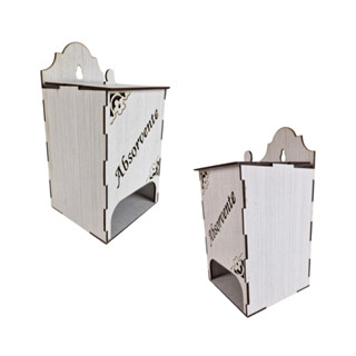 Porta absorvente floral organizador em mdf Pintado em Oferta na Shopee