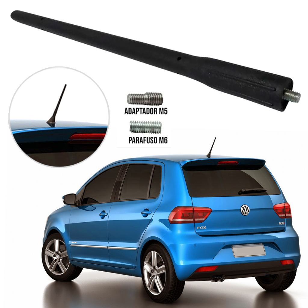 Haste Antena Teto Esportiva Vw Fox 2014 2015 2016 2017 2018 em Oferta na Shopee
