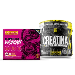 Kit Kimera Woman e Creatina com Beta Alanina 150g - Iridium Labs