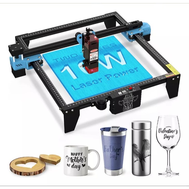 Maquina Gravadora Impressora Laser Corte Cnc Wi-Fi 80w 30x30cm TTS-10 Pro em Oferta na Shopee