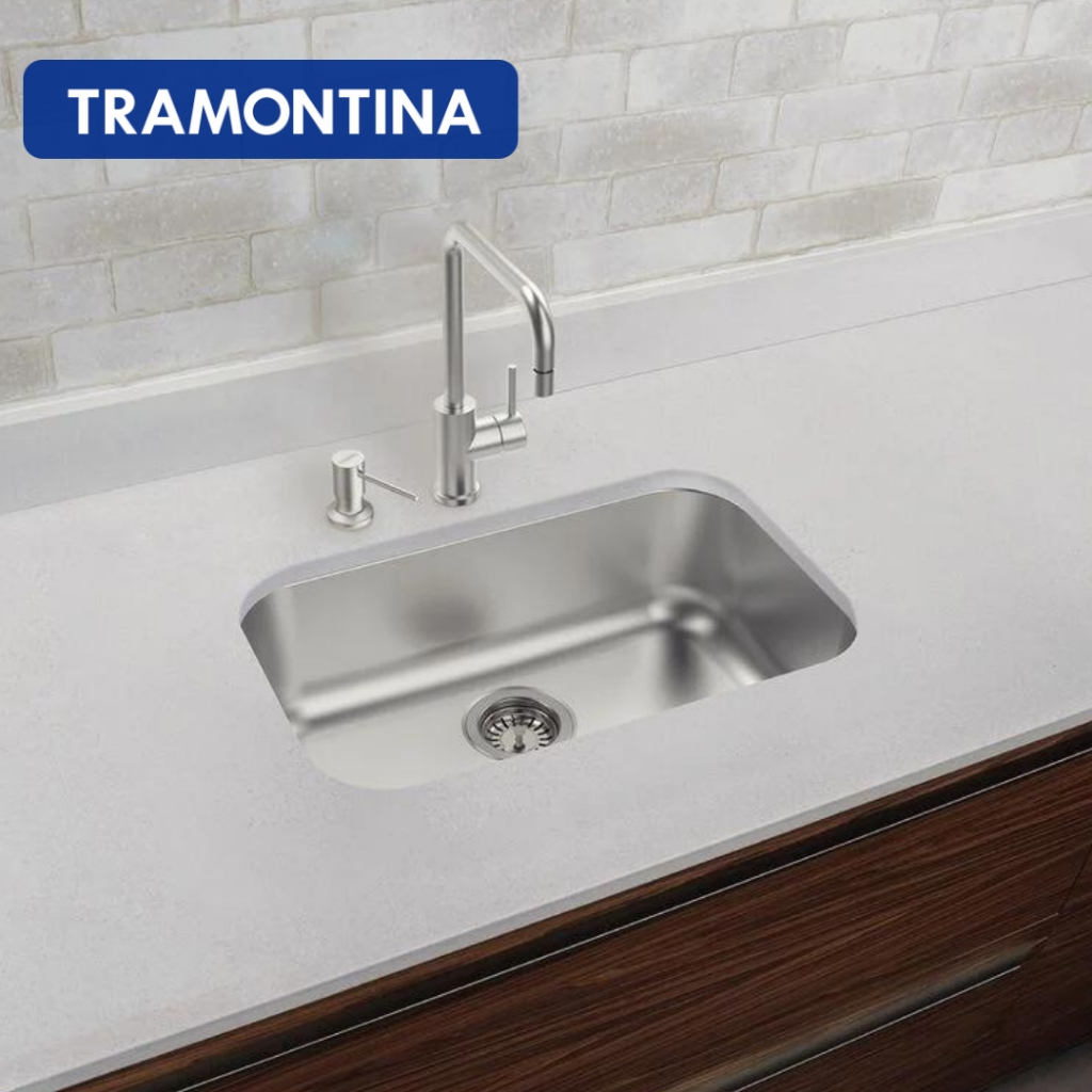 Cuba Aço Inox Cozinha Tramontina Standard 56x34x14,5