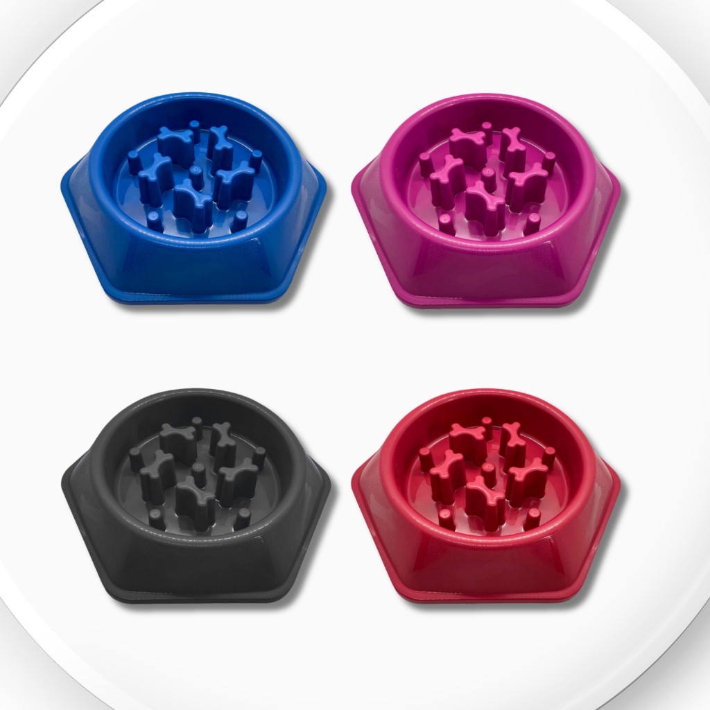 Comedouro Educativo Lento Pet Pote Ração Interativo Labirinto Cachorro Cães em Oferta na Shopee