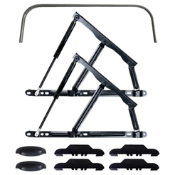 Kit completo articulação cama box baú casal 1000N