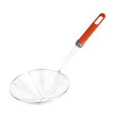 Escumadeira De Inox Peneira Para Fritura Pastel Coxinha Batata Frita