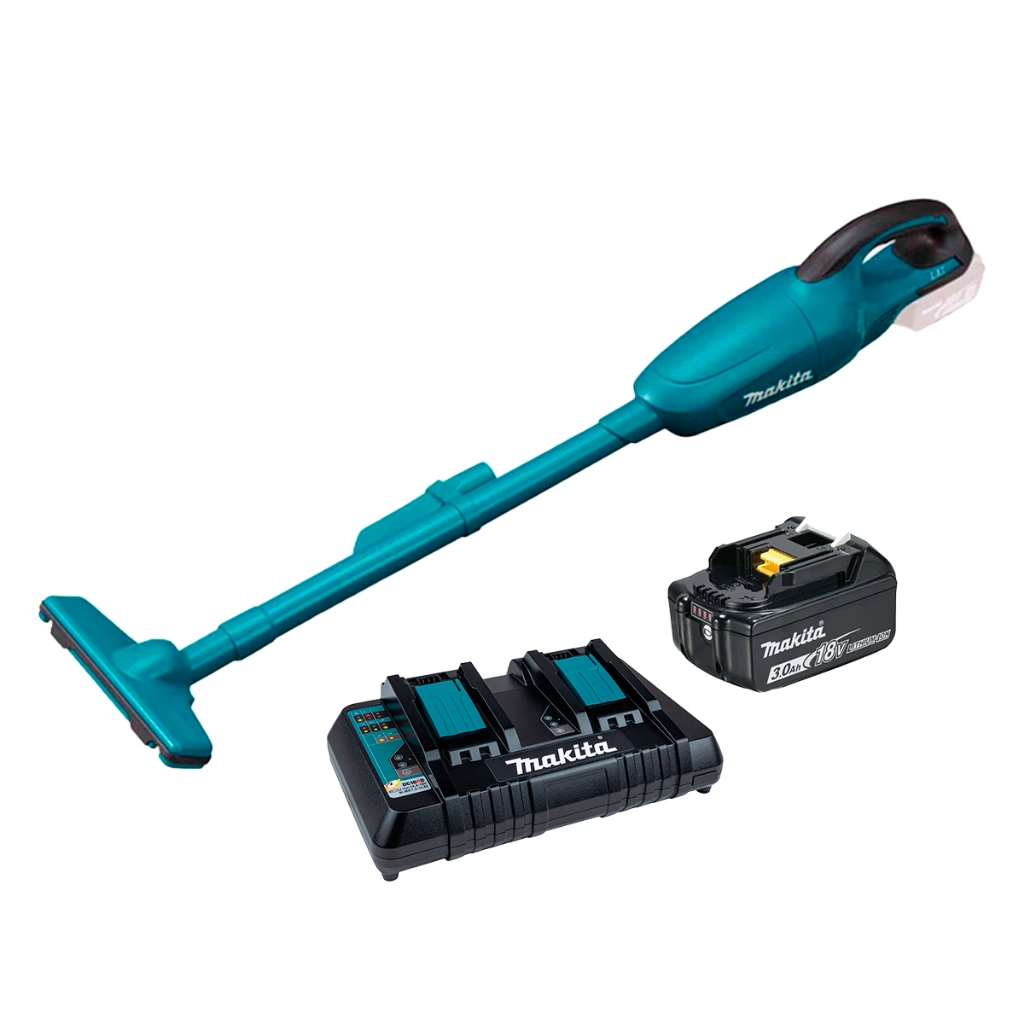 Kit Aspirador de Pó 650ml DCL180Z Makita e Bateria 18V 3.0Ah e Carregador DC18RD em Oferta na Shopee