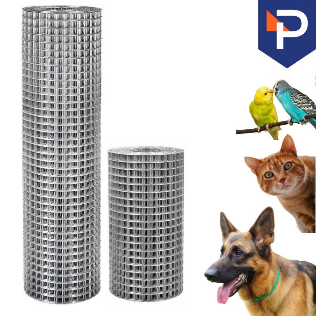 Tela Cerca Cercado p/ Cachorro Gato ou Viveiro 50cm / 100cm altura Várias medidas Escolha seu Tamanho