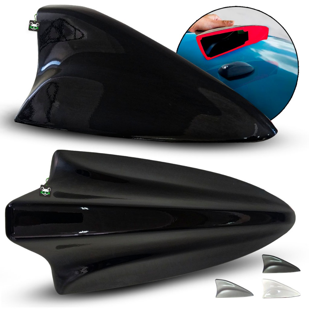 Antena Big Grande Tubarao Shark Universal Externa Carro FM/AM