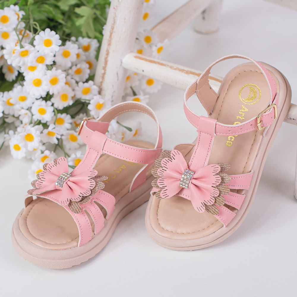 Sandália Menina Modelo 080-015 Infantil com strass Feminina Confortável Menininha em Oferta na Shopee