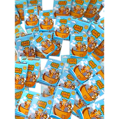 Kit 100 Jogos da Memória Arca de Noé, Cartas Ilustradas de Animais, Dia das Crianças Lembrancinhas