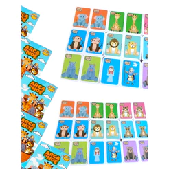 50 Jogos da Memória Arca de Noé, Cartas Ilustradas de Animais, Brinquedo Dia das Criança Prenda
