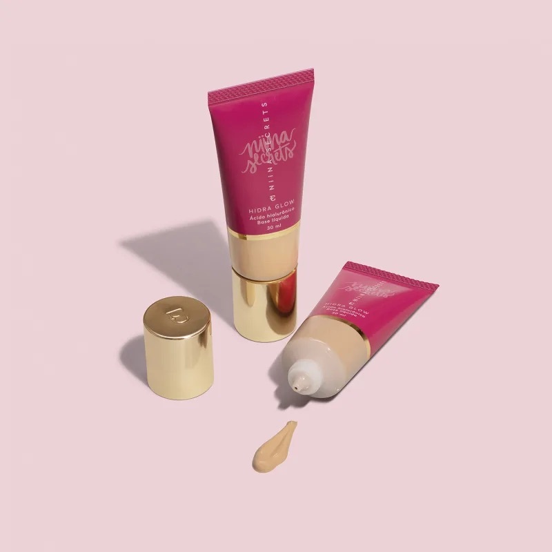 Promoção Maquiagens Eudora - Base Líquida Niina Secrets Hidra Glow