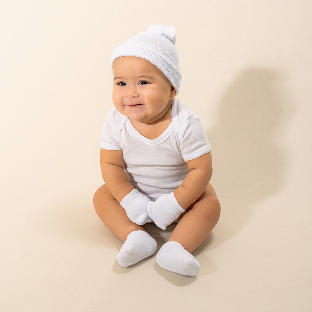 Conjunto Kit Recem Nascido Maternidade Enxoval Meia Touca Luva Infantil Enxoval Alta Qualidade Dallf em Oferta na Shopee