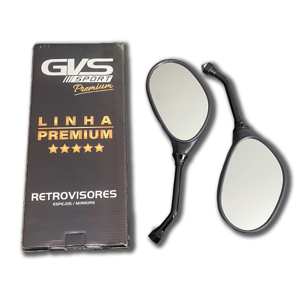 Retrovisor Gvs Honda Lead 110 Fixo M8 Inversa Lente Convexa em Oferta na Shopee