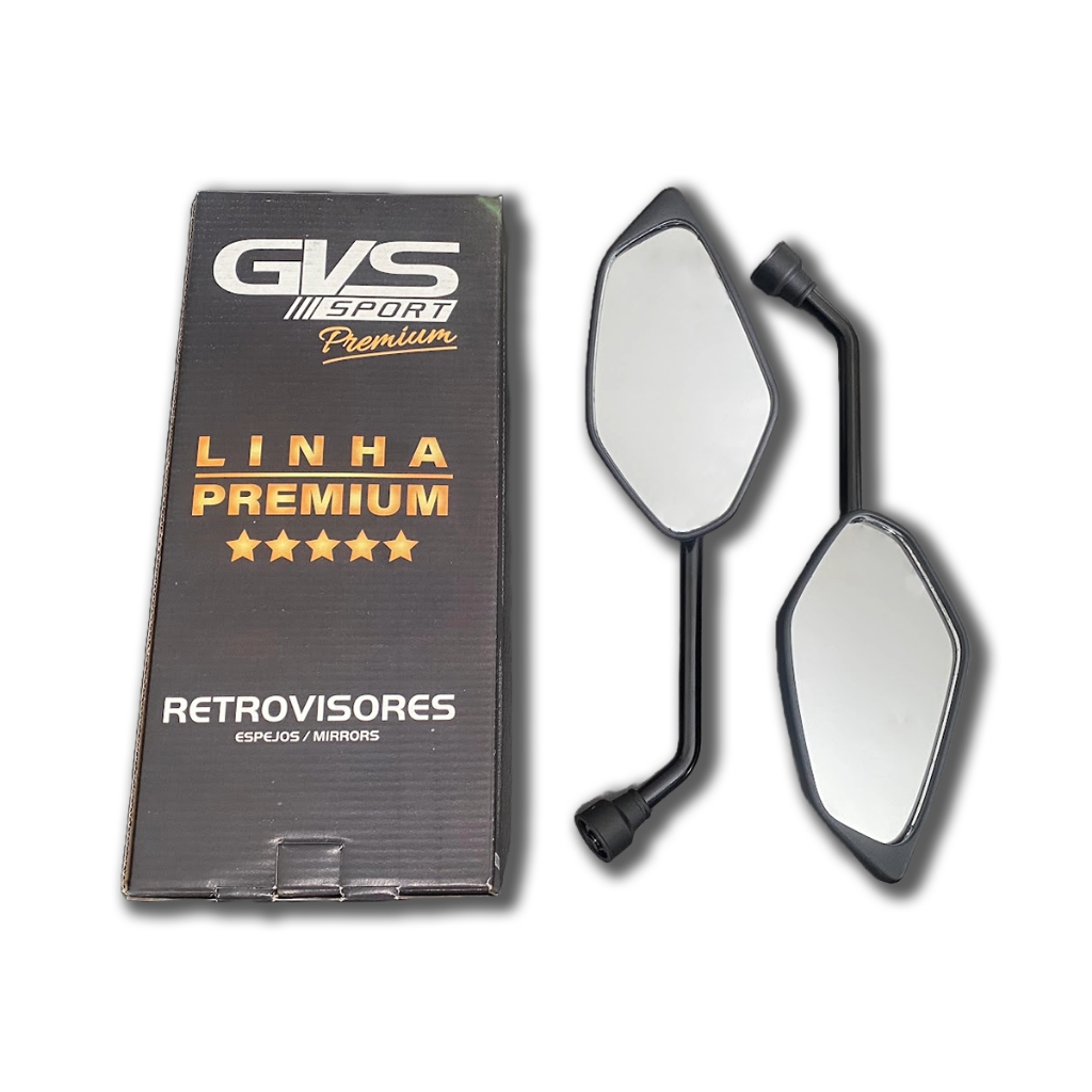 Retrovisor Gvs Fazer 250 Factor 150 Rosca Yamaha Convexa em Oferta na Shopee