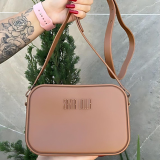 Bolsa Feminina Media Barcelona Injetada de Ombro Casual em Oferta na Shopee