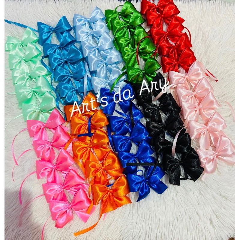 Laço Fita De Cetim Numero 9 Para Lembrancinhas em Oferta na Shopee