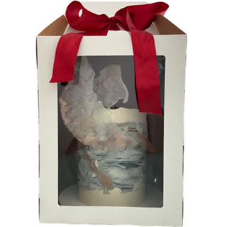 Caixas Para Bolo Alto  22,5x22,5x26 Com Alça De Apoio E Visor em Oferta na Shopee