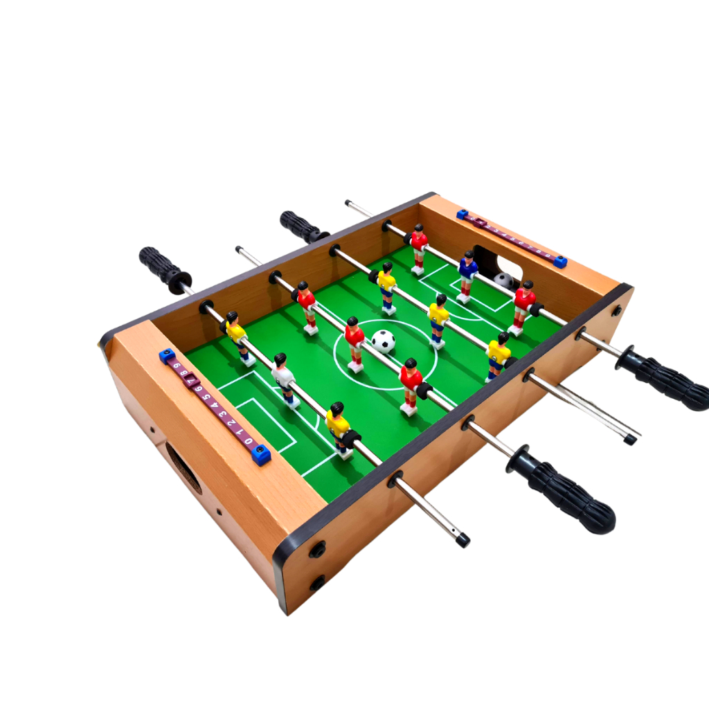 Mini Pebolim De Mesa Futebol De Mesa - Madeira Bolas Incluso Pebolim Pequeno Infantil