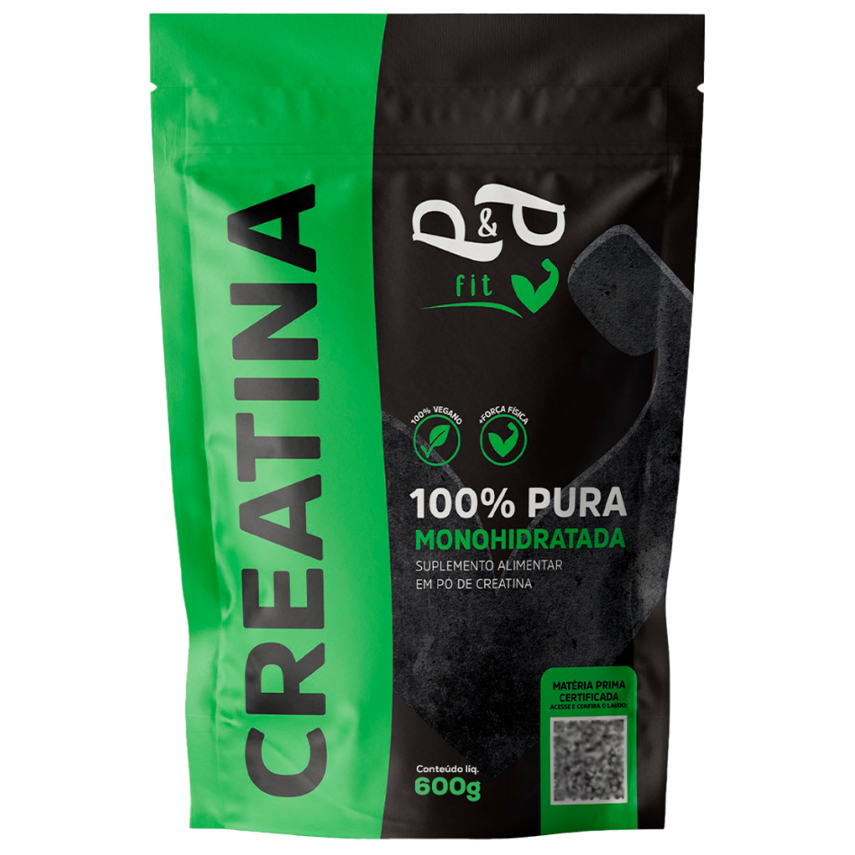 Creatina 600g 100% Pura Monohidratada - P&P FIT