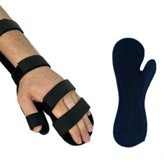 Ortese Tala De Mão, Punho E Dedos Adulto Preto + Brinde em Oferta na Shopee