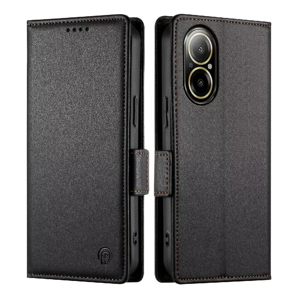 Capa Carteira Flip + Película 3D Para Xiaomi Realme C67