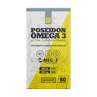 Ômega 3 Poseidon Ultra Concentrado 60 cápsulas - Iridium Labs em Oferta na Shopee