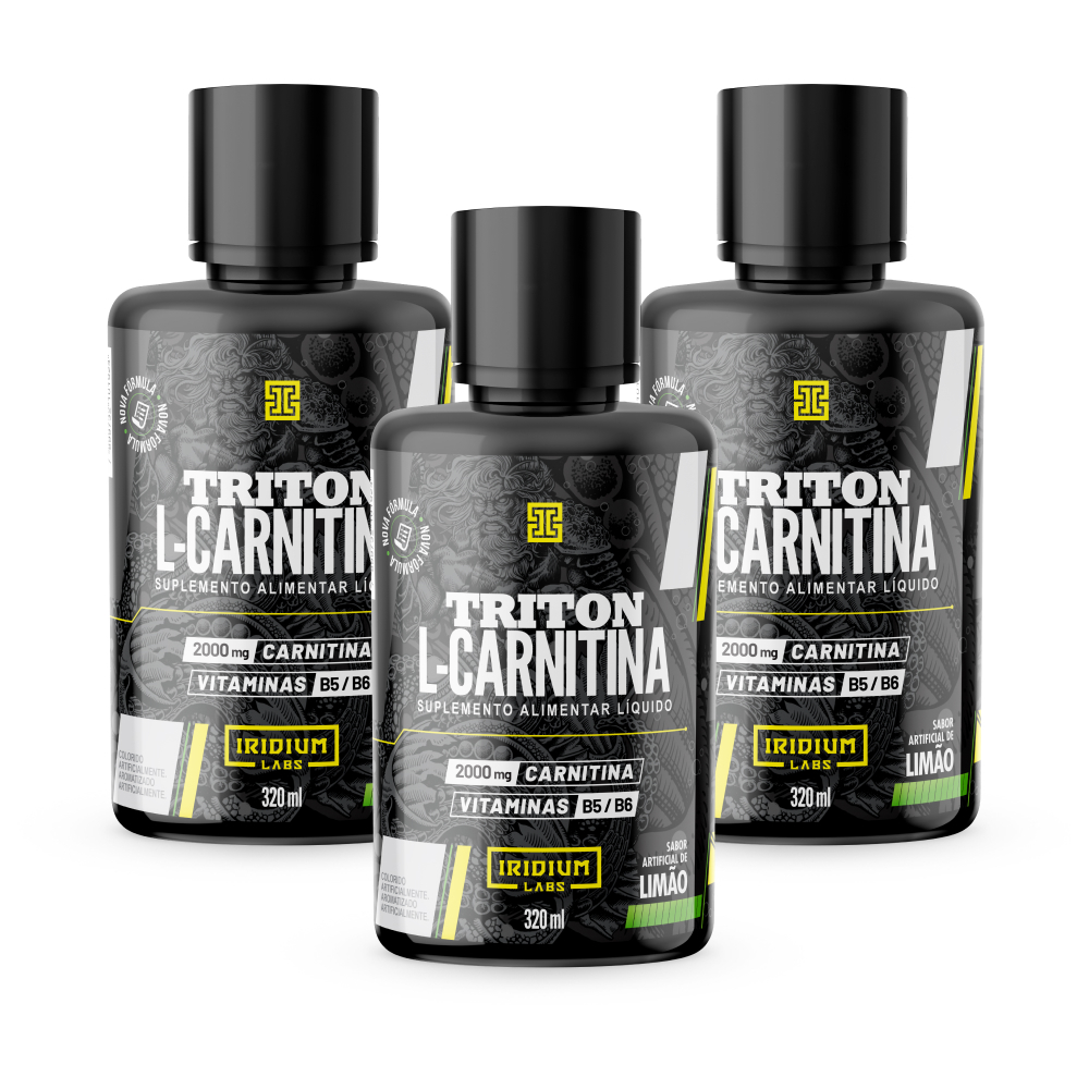 Kit 3x Triton L-carnitina em Oferta na Shopee