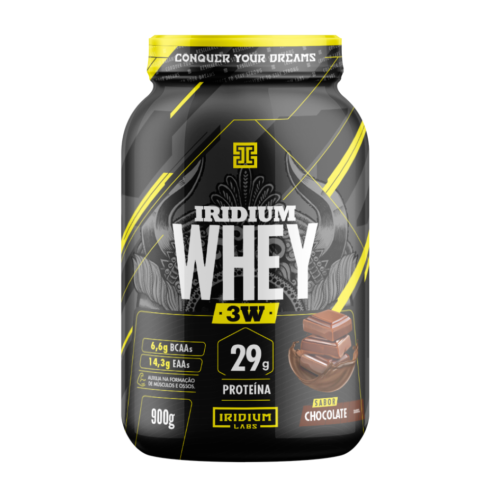 Whey Protein 3W 900g - Iridium Labs em Oferta na Shopee