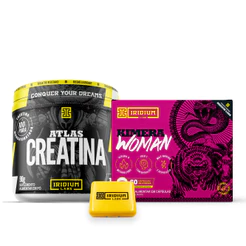 Kit Creatina e Kimera Woman e Porta Cápsula - Iridium Labs