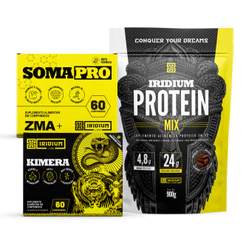 Kit Iridium Whey Protein Mix e Kimera Thermo e Soma Pro