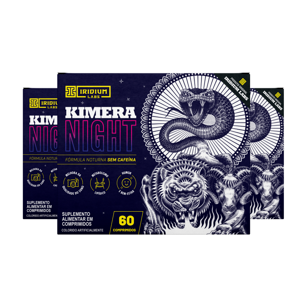 Kit 3x Kimera Night 60 comps - Termogênico Noturno Iridium Labs em Oferta na Shopee