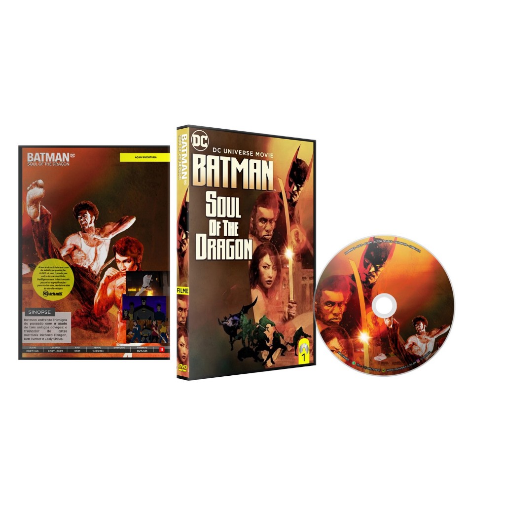 Dvd Batman: Alma Do Dragão Dual Áudio Hd 2021