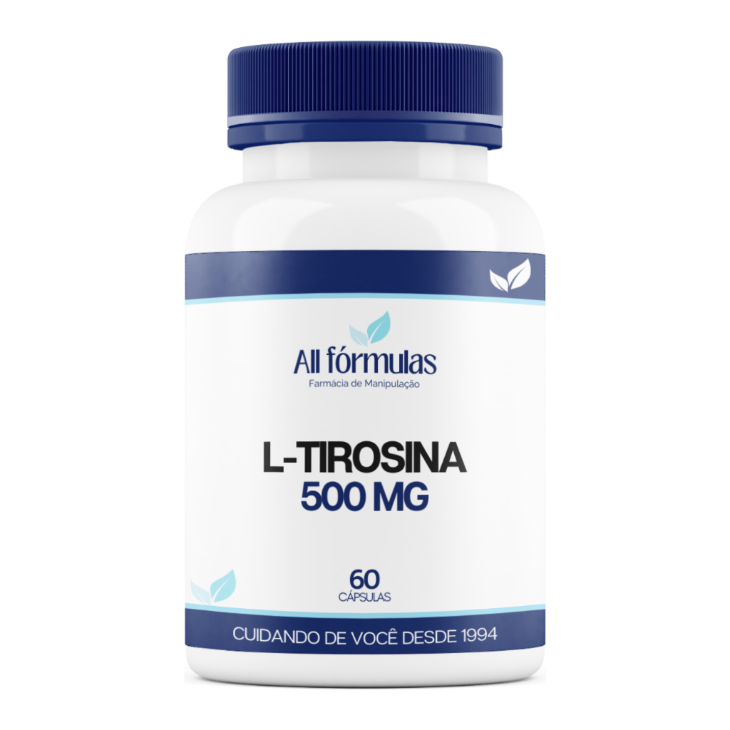 L - Tirosina 500 MG - 60 Cápsulas em Oferta na Shopee