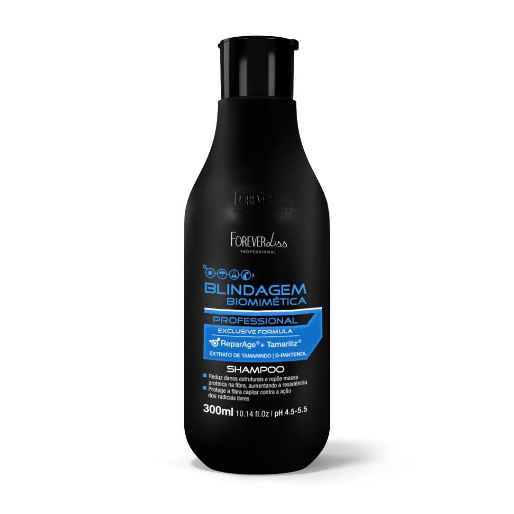 Shampoo Blindagem Capilar Biomimética 300ml Forever Liss - Beauty
