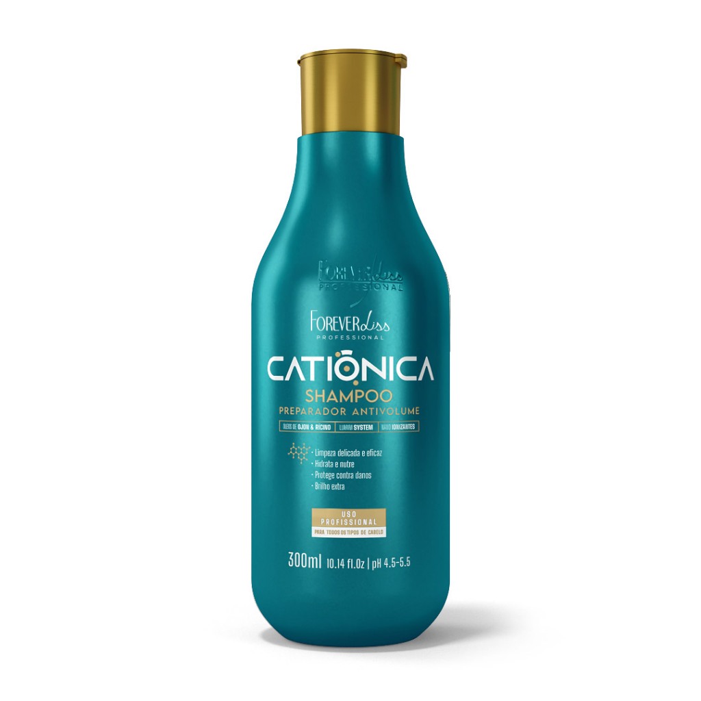 Shampoo Catiônica Forever Liss 300ml em Oferta na Shopee