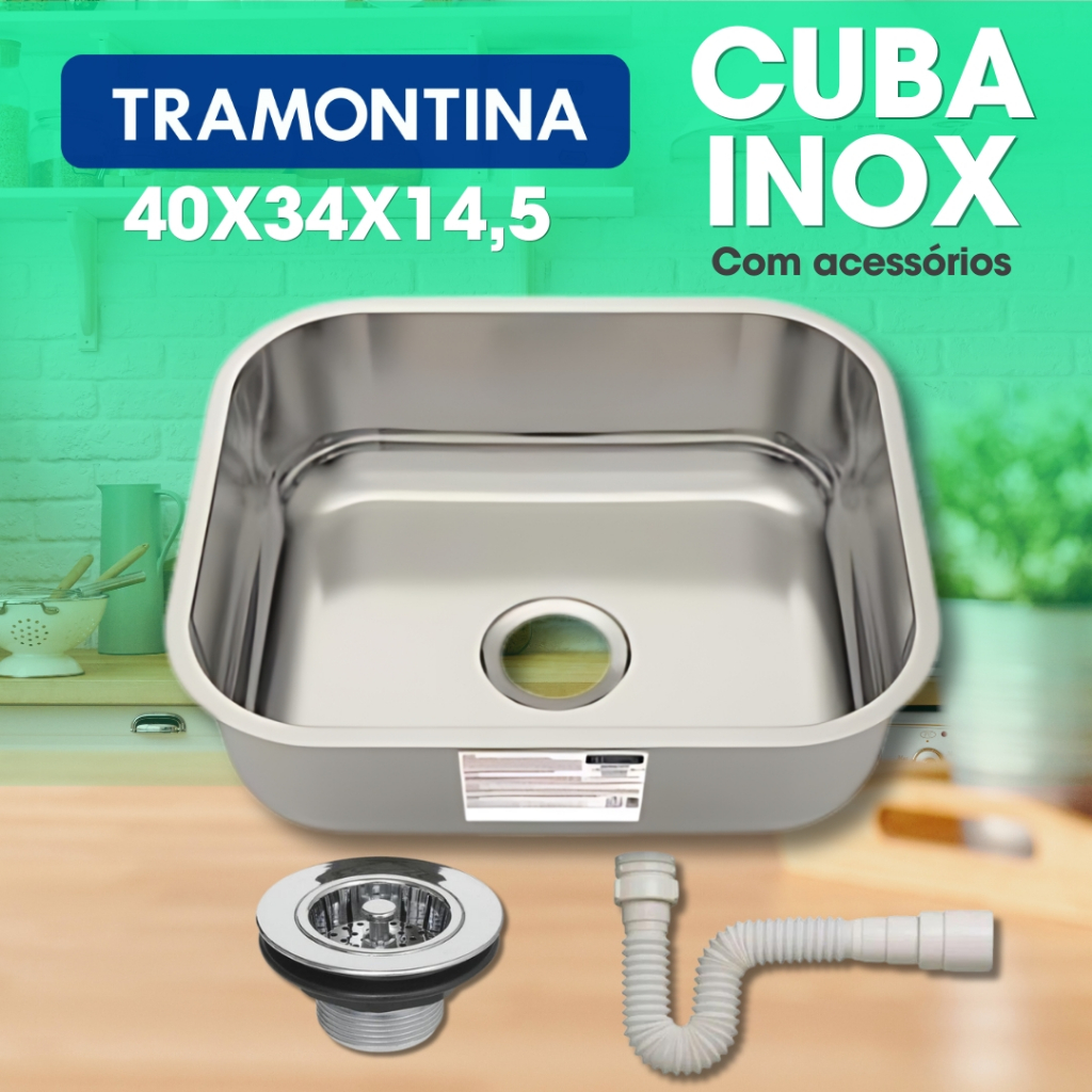 Cuba de Pia de Cozinha Inox Tramontina: Onde Comprar | BuscaProdutos