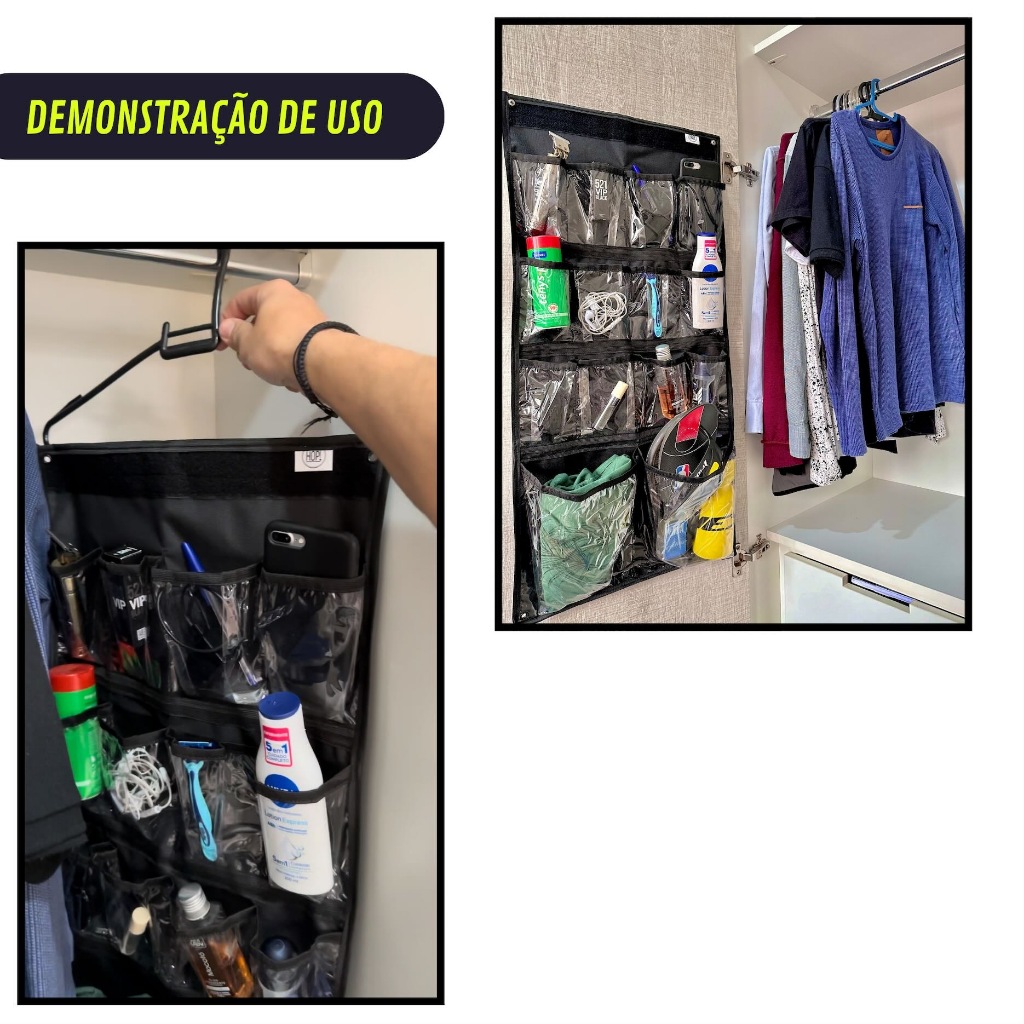 Organizador/Sapateira De Armário para SD/CABO/SGT/OFICIAL/CFC/CFS/CFO/ESA/AMAN/PM/CBM/MILITAR SAPATEIRA PENDURÁVEL