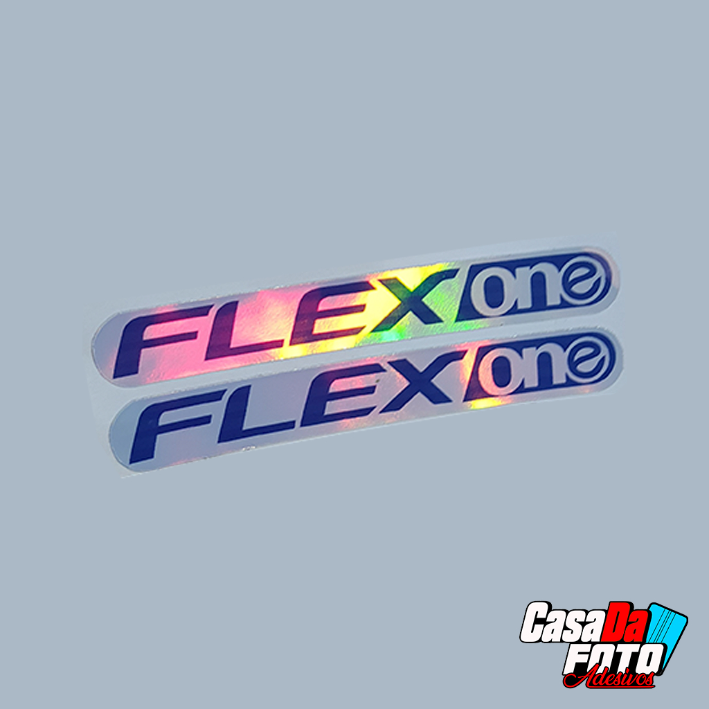 Kit 2 adesivos Flex one Holografico que muda de cor para moto Honda CG Titan Fan Bros Cb 300 Biz refletivo