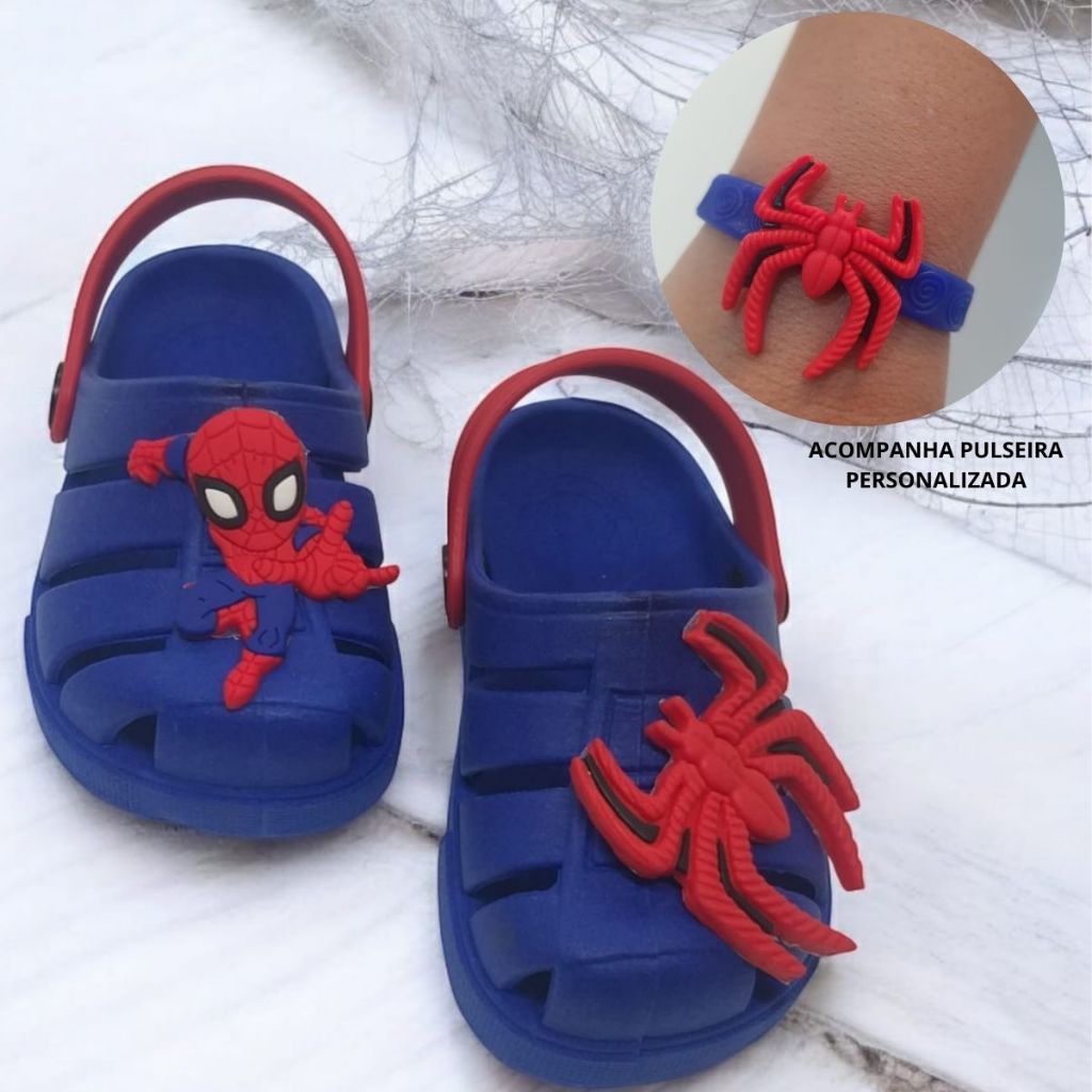 Conjunto Promocional Papete Conjunto Infantil Menino  + Acessório Personalizado Aranha Presente