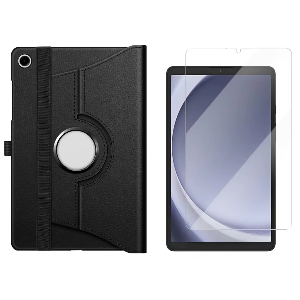 Kit Capa Giratória/ Película Para Tablet Samsung Galaxy A9 8.7polegadas(tela menor) Polegadas(selecione)